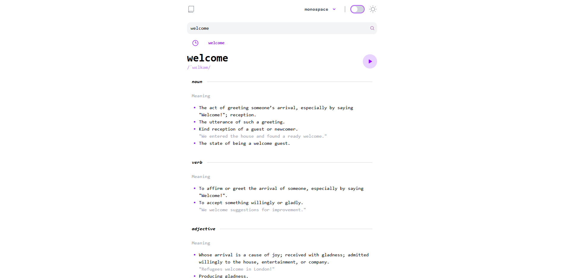 Aplicacion Web Diccionario